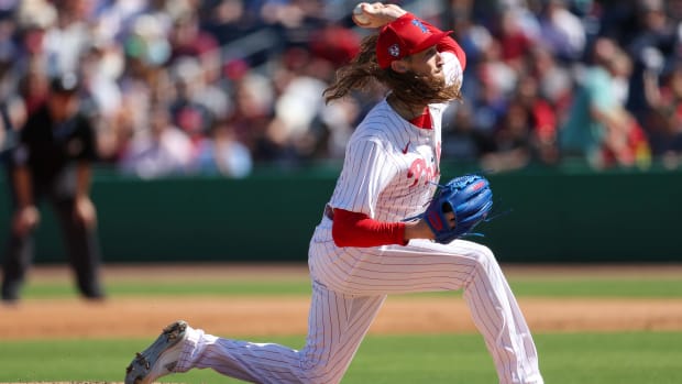 Philadelphia Phillies relief pitcher Matt Strahm.